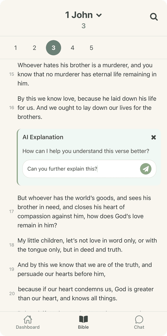 Intelligent Verse Explanations - Ask Questions